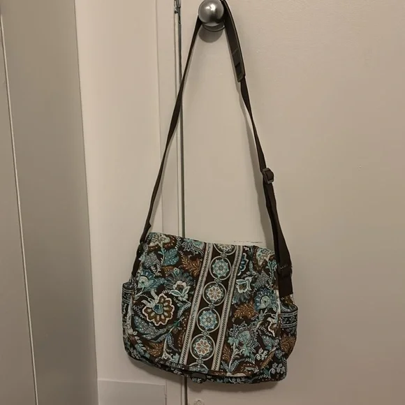Women’s Vera Bradley Messenger Bag - Java Chip - Picture 10 of 14